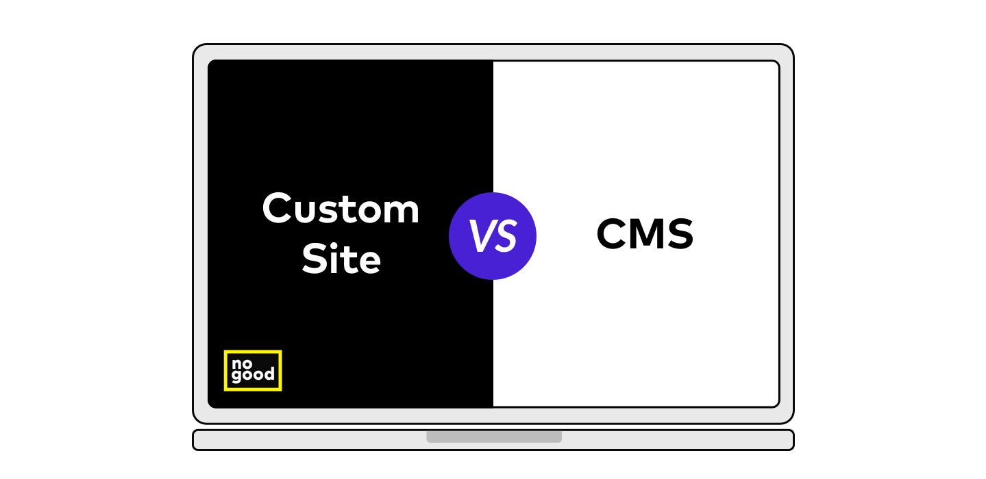 custom site vs. cms for ecommerce brands
