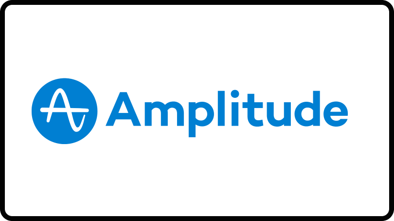 Logo for Amplitude, a top marketing attribution tool.