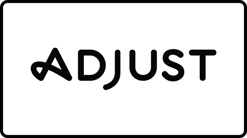Logo for Adjust, a top marketing attribution tool.