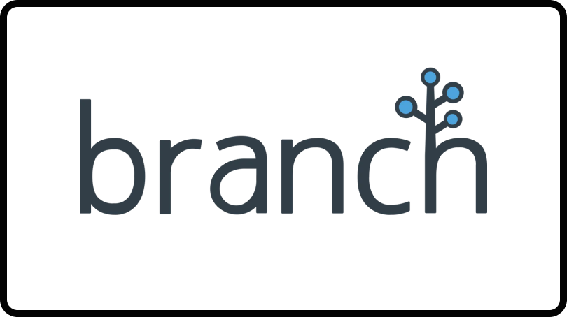 Logo for Branch, a top marketing attribution tool.