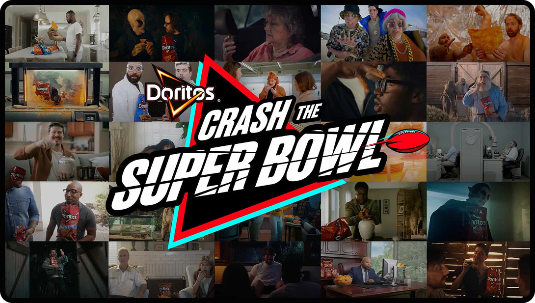 Photo of Doritos' Crash the Superbowl UGC campaign.