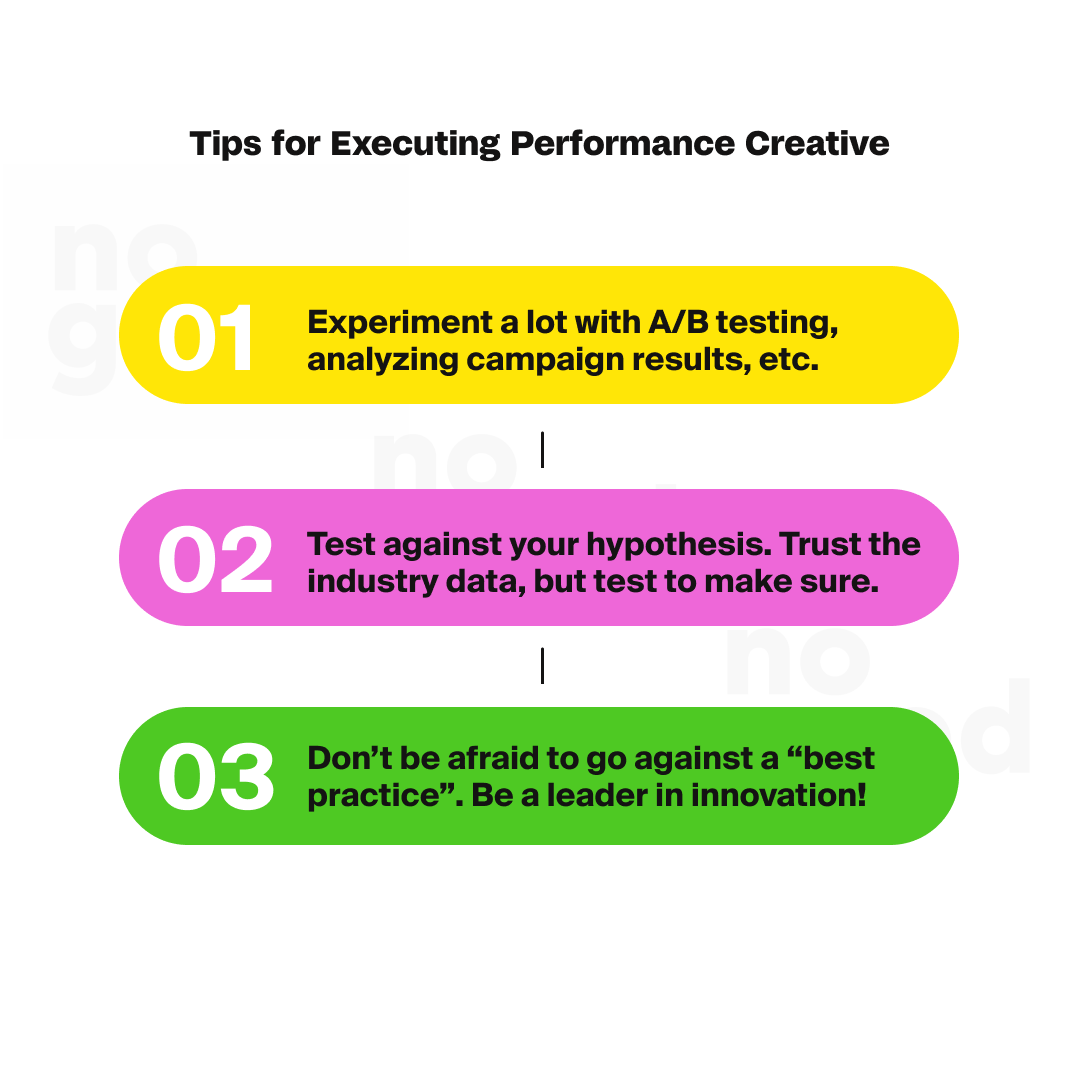 Tips for Executing Performance Creative