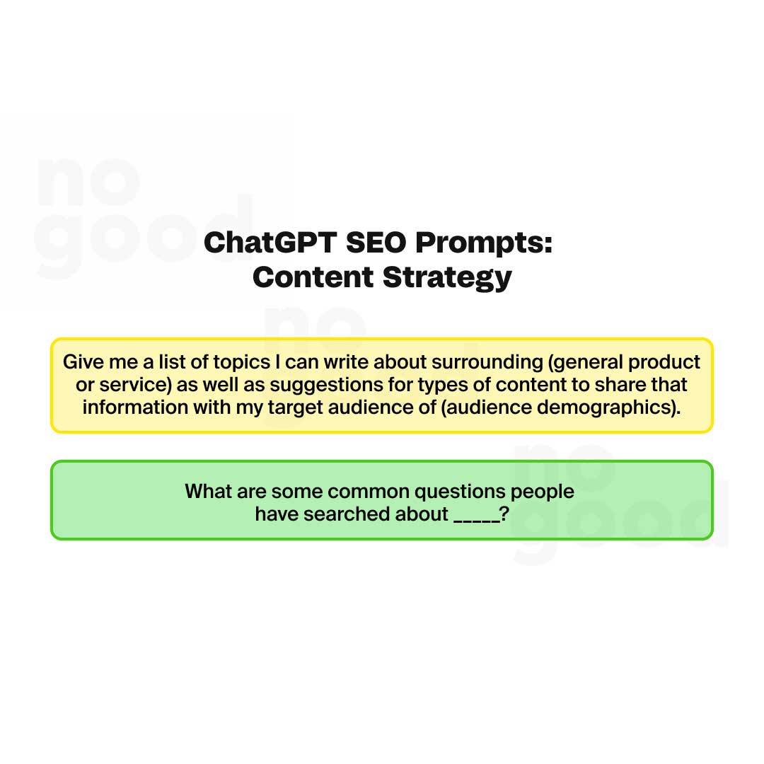 ChatGPT SEO Prompts for Content Strategy