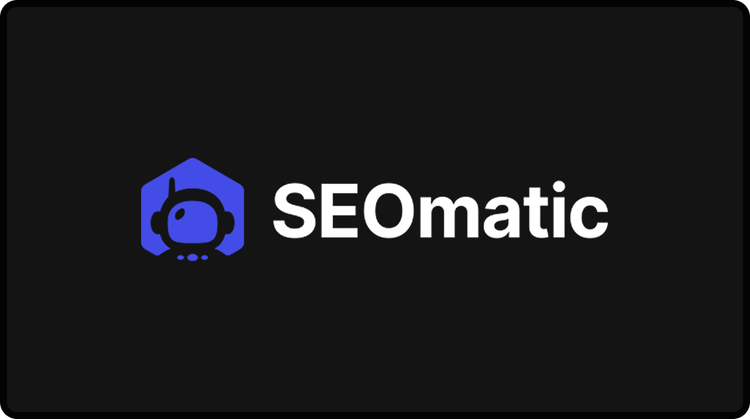 SEOmatic logo, an AI tool that can be used for technical SEO.