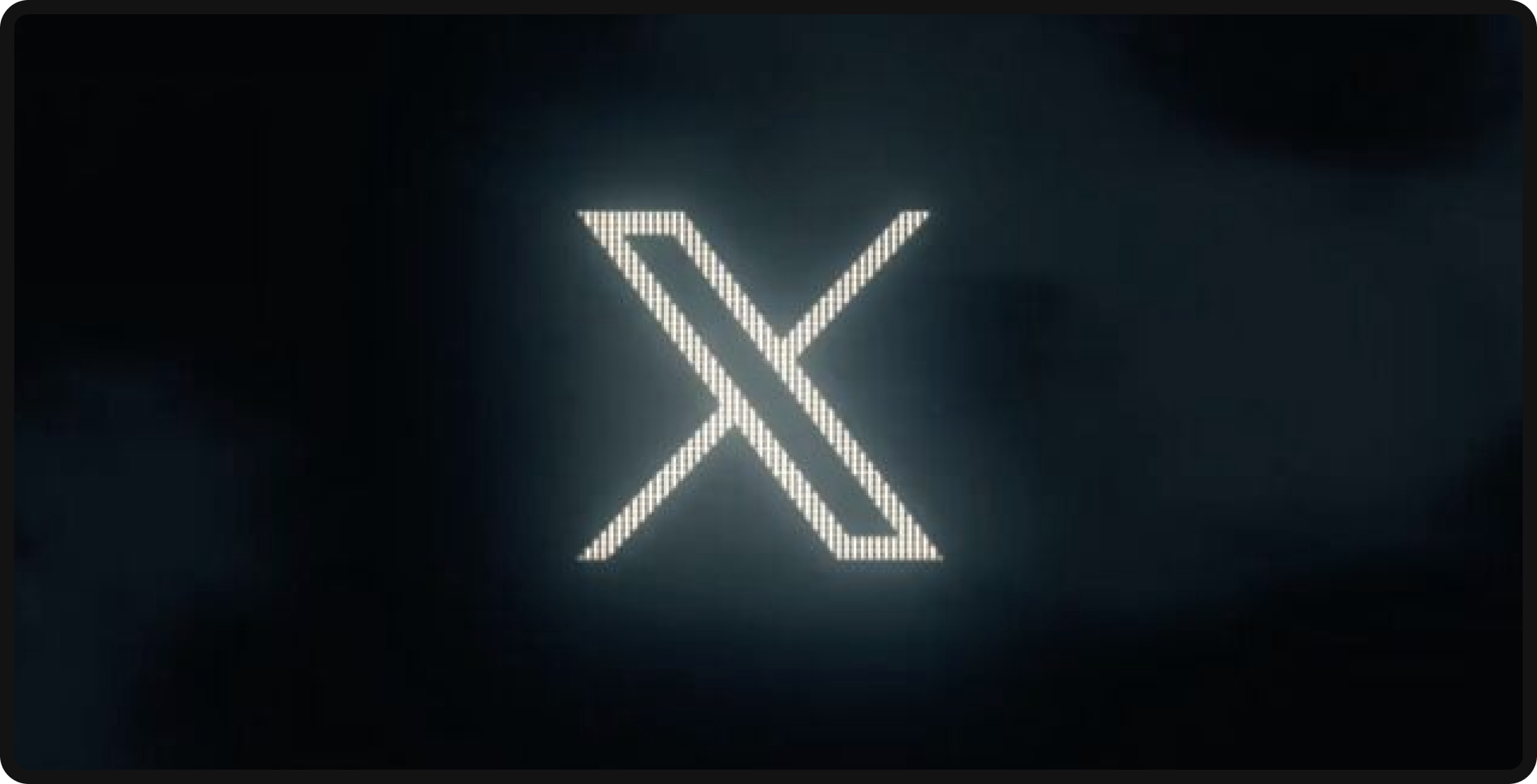 New Twitter logo: X
