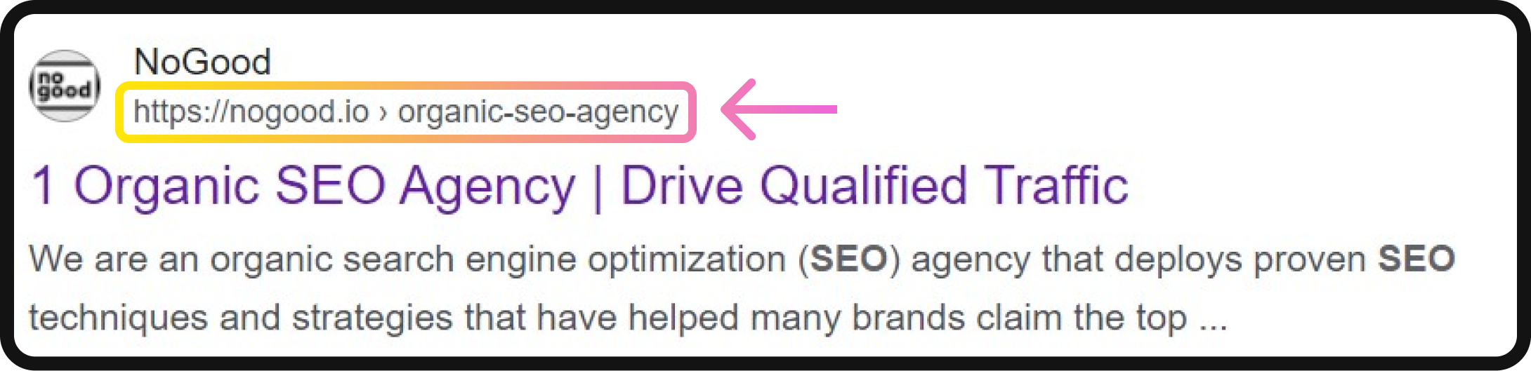Organic SEO Agency URL