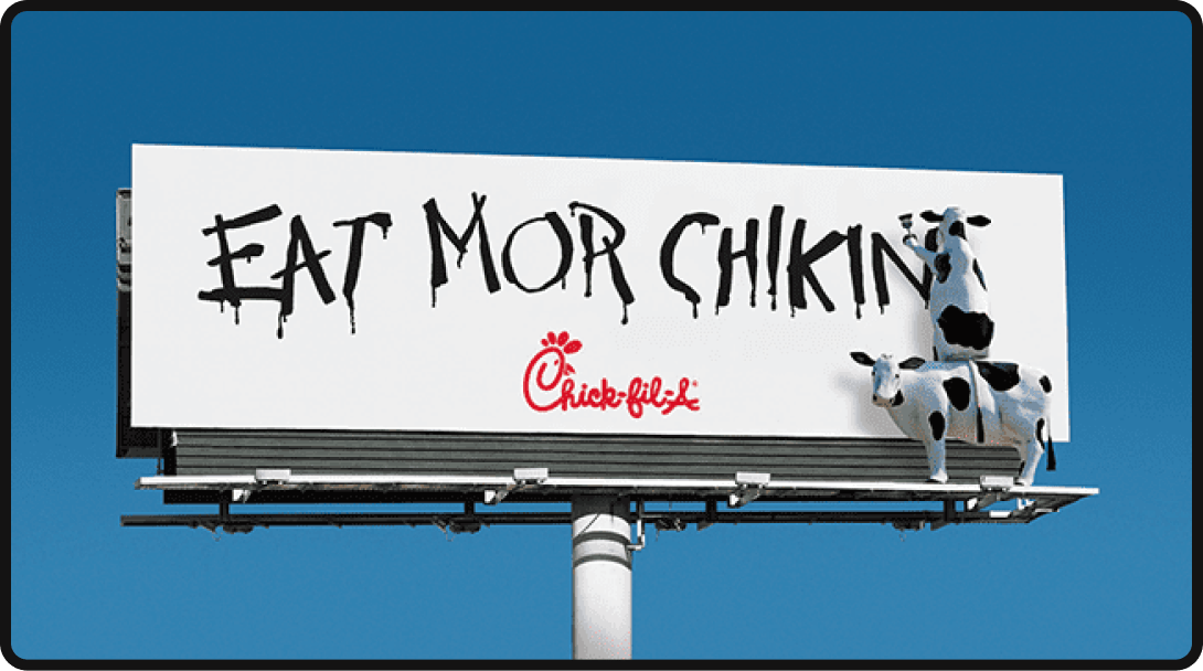 Eat mor chickin - Chick-fil-A