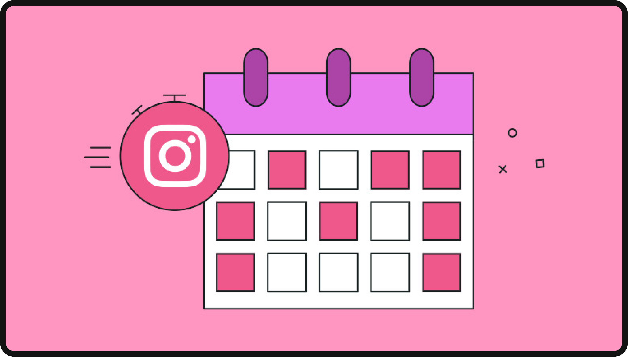 Instagram content calendar