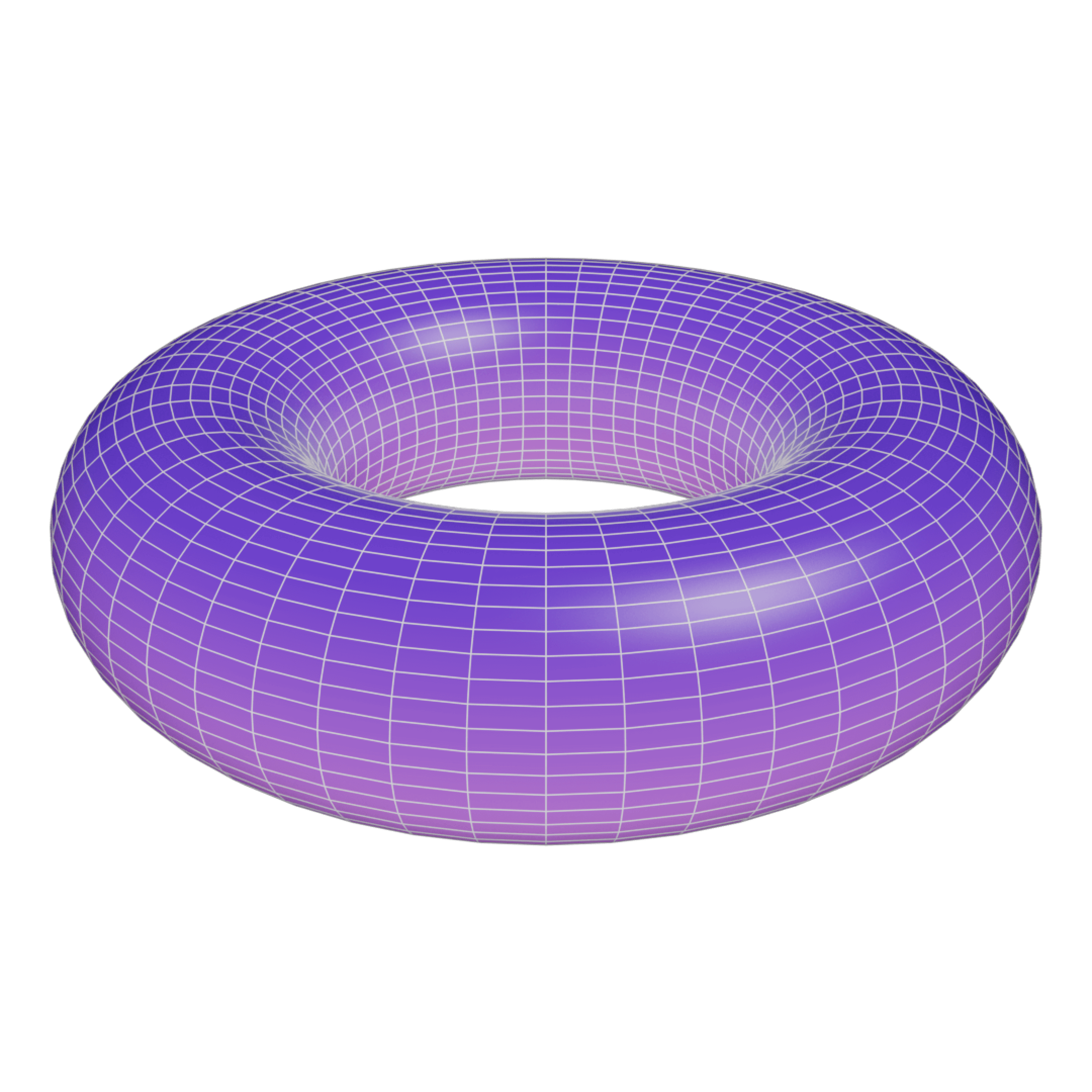 Purple torus graphic