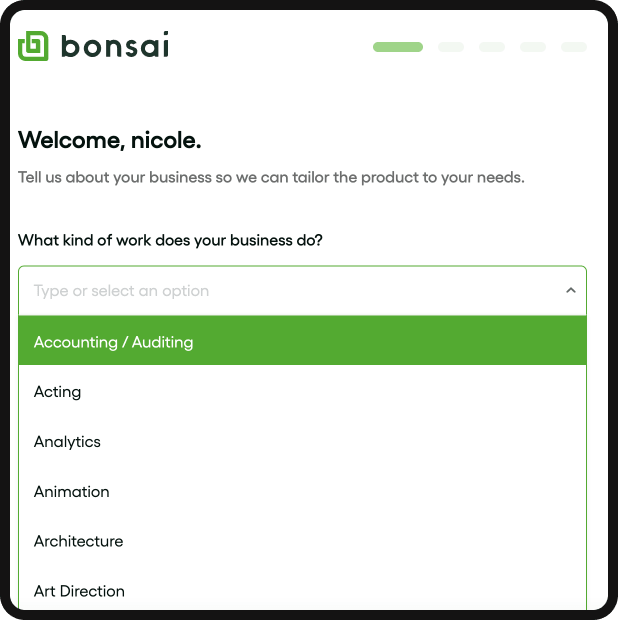 Zero-party data collection (bonsai example)