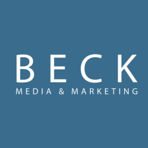 Beck media logo marketing 