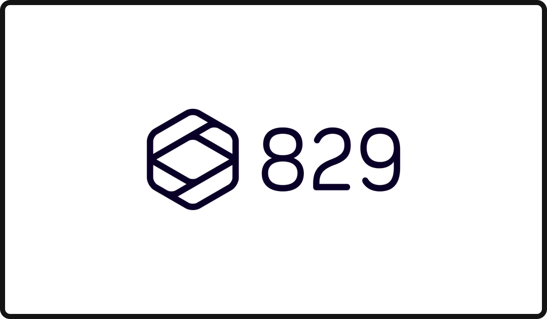 Logo of 829 Studios, one of the top advertising agencies in Boston for 2026.