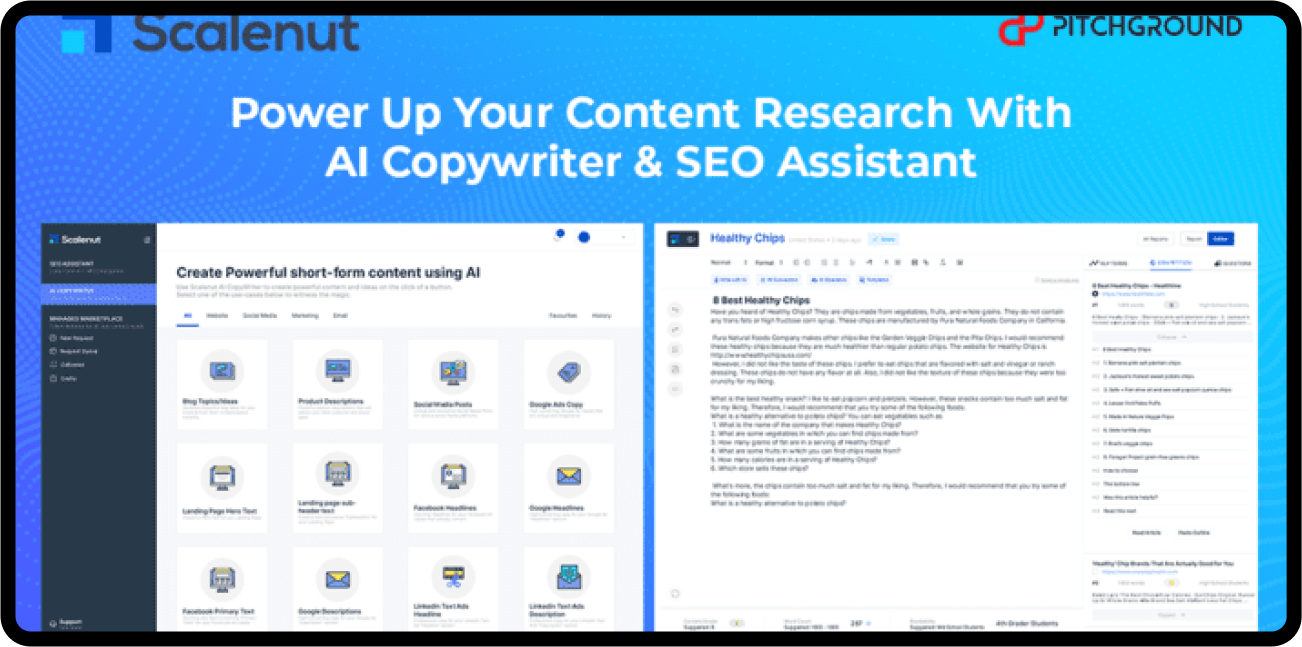 Scalenut AI content writer