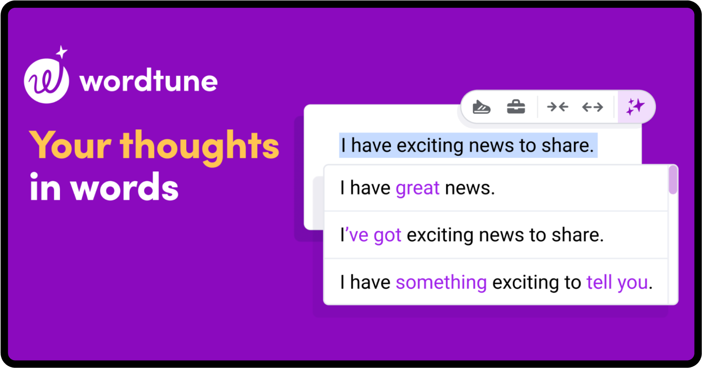 WordTune AI content writer