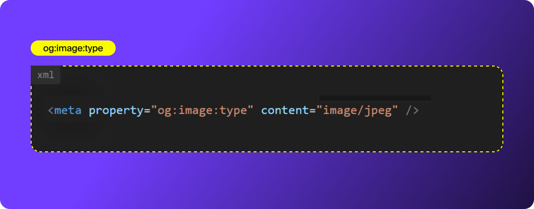 Example of Open Graph og:image:type tag.