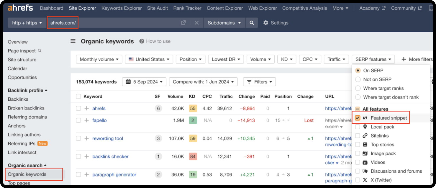 Finding Organic Keywords for Voice Search Using Ahrefs