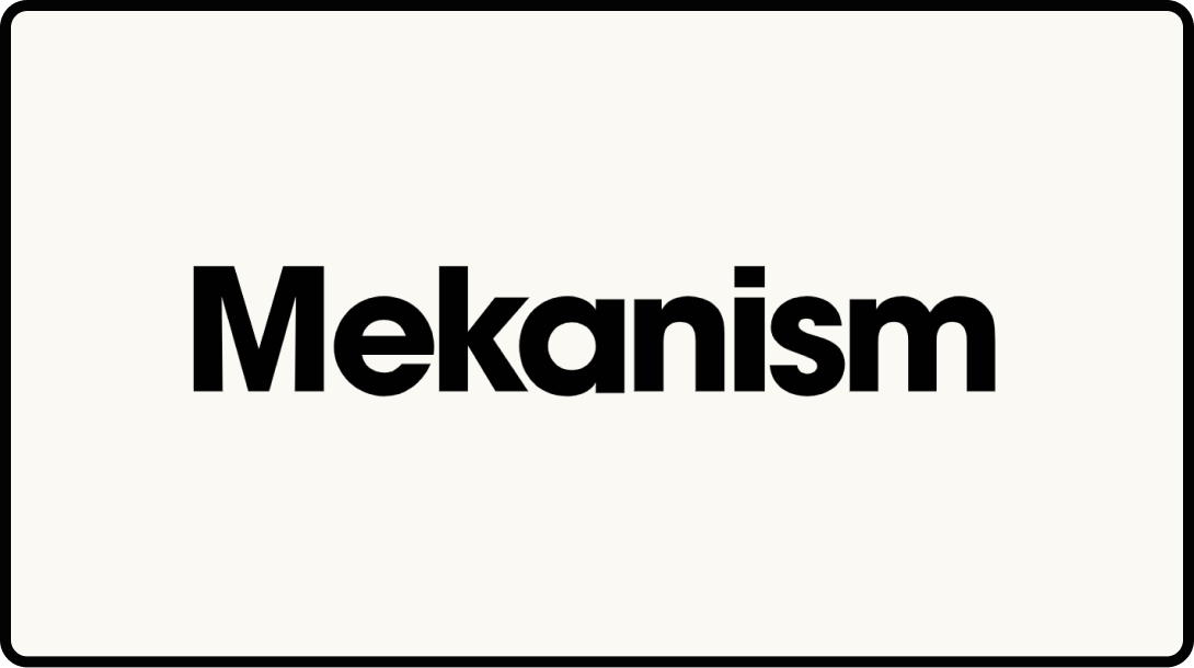 Logo of Mekanism, one of the leading branding agencies.