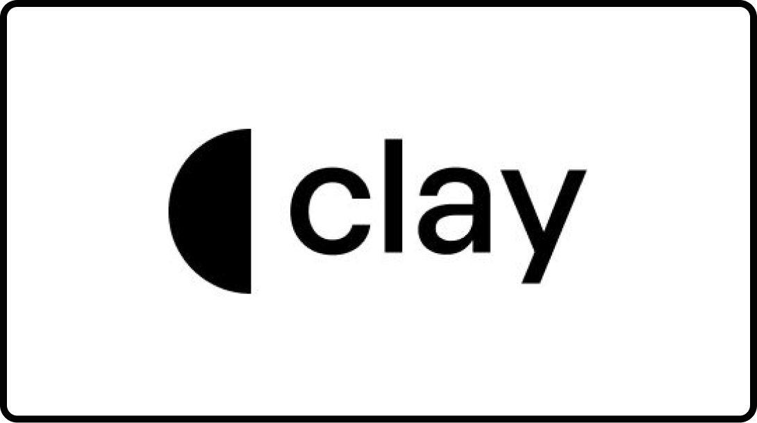 Logo of Clay, one of the leading branding agencies.