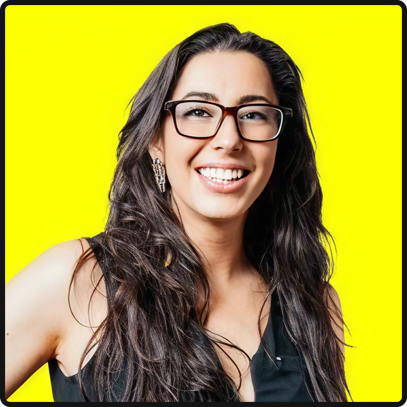 Headshot of Katelyn Bourgoin, a LinkedIn influencer.