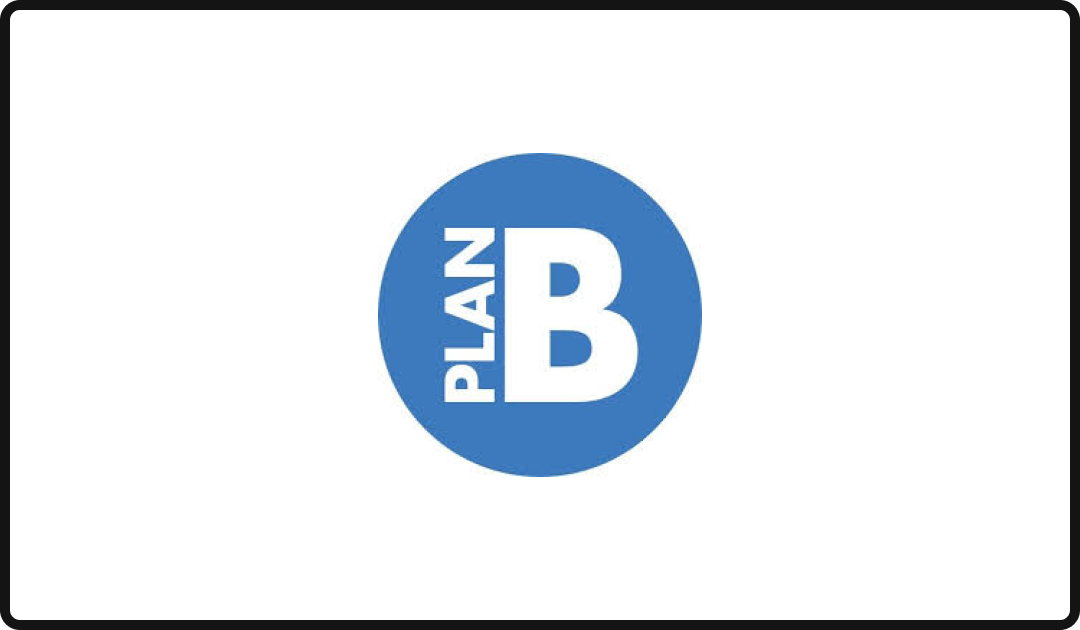 Logo for Plan B Advertising, one of the top advertising agencies in Chicago in 2026.