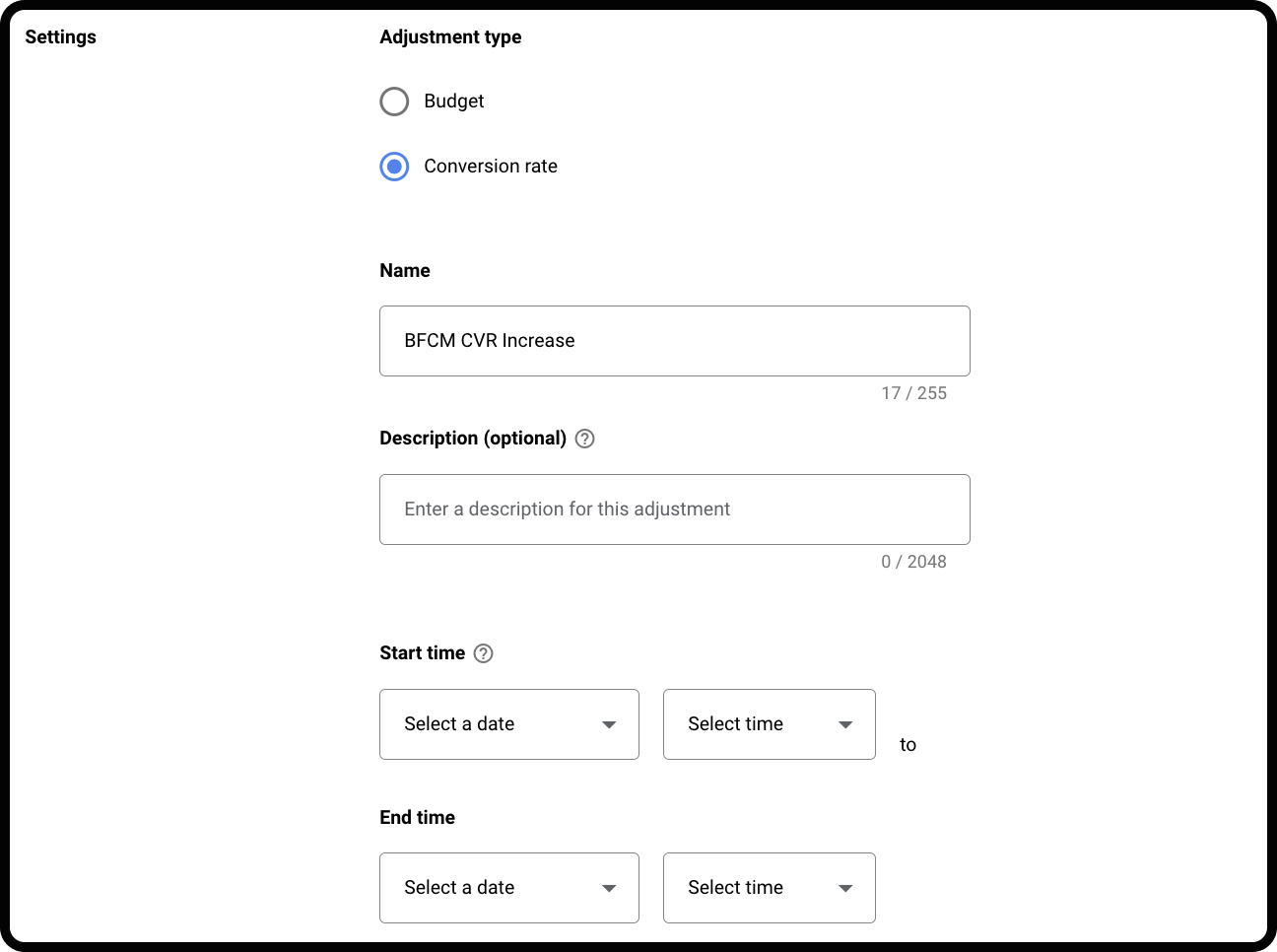 Adjusting PPC Settings for BFCM