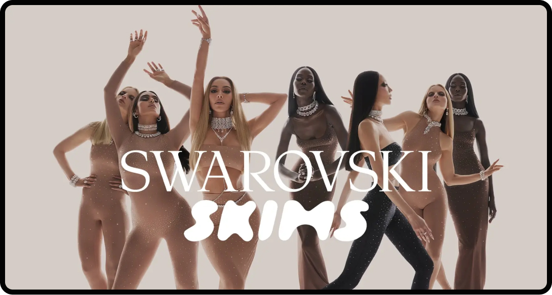 Swarovski X Skims Collab