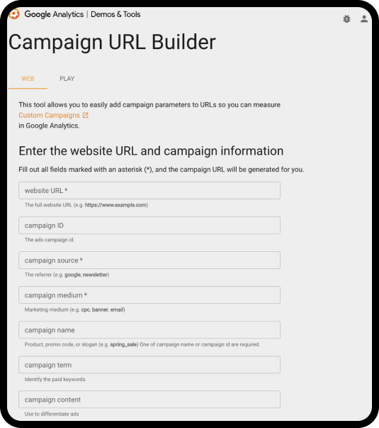 Campaign URL Builder