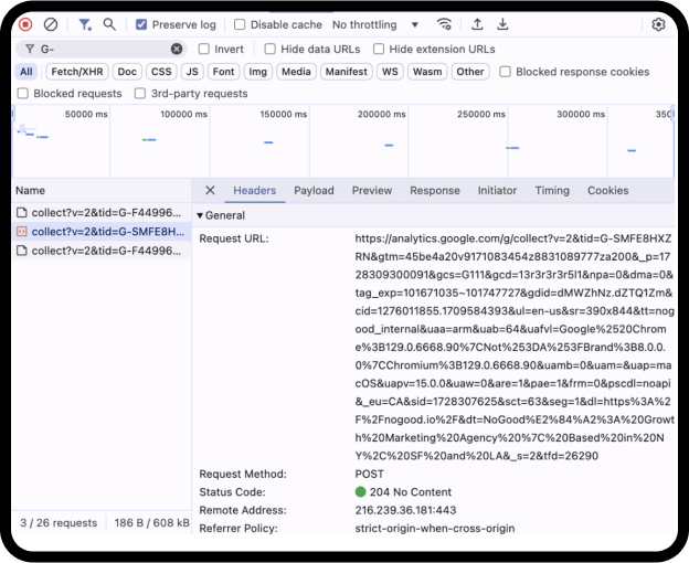 Incorrect server container configuration