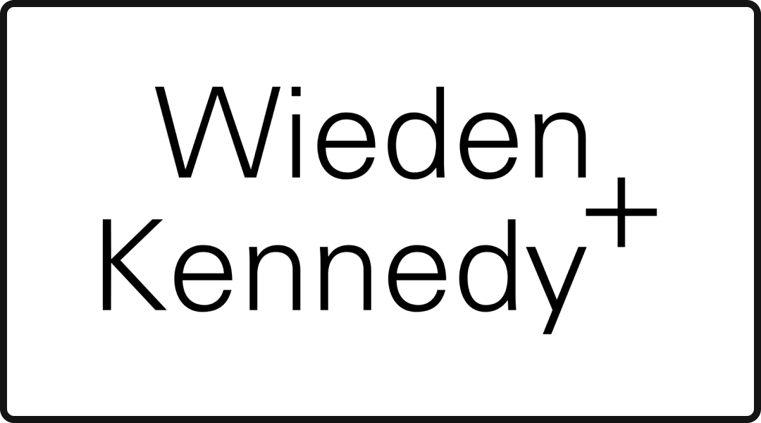 Logo for Wieden + Kennedy, a top digital marketing agency in the USA.