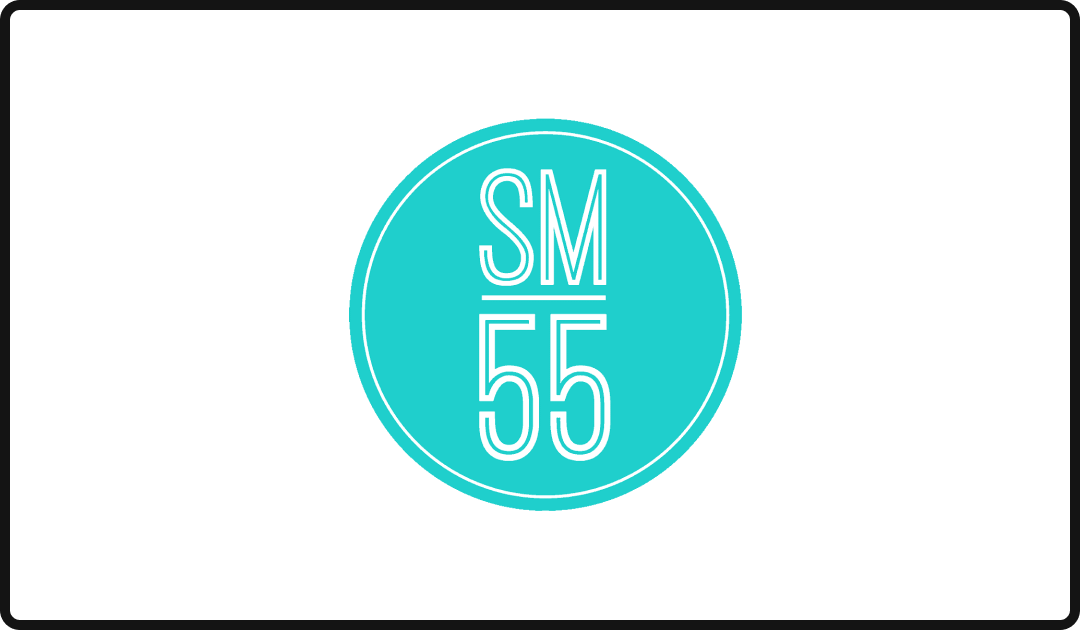 Social Media 55 logo, one of the top social media agencies in 2026.