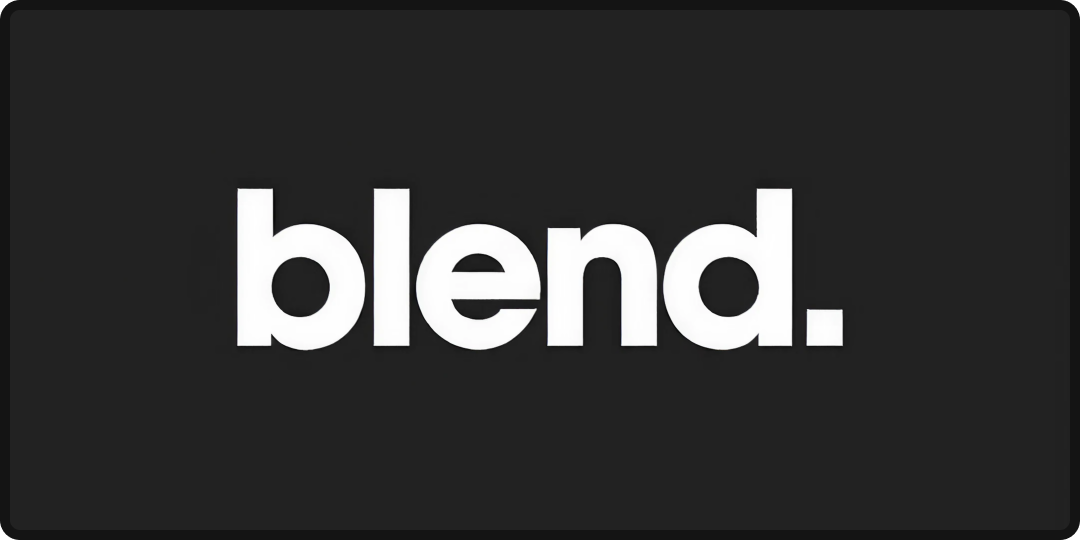 Logo of blend. a top advertising agency based in Los Angeles.