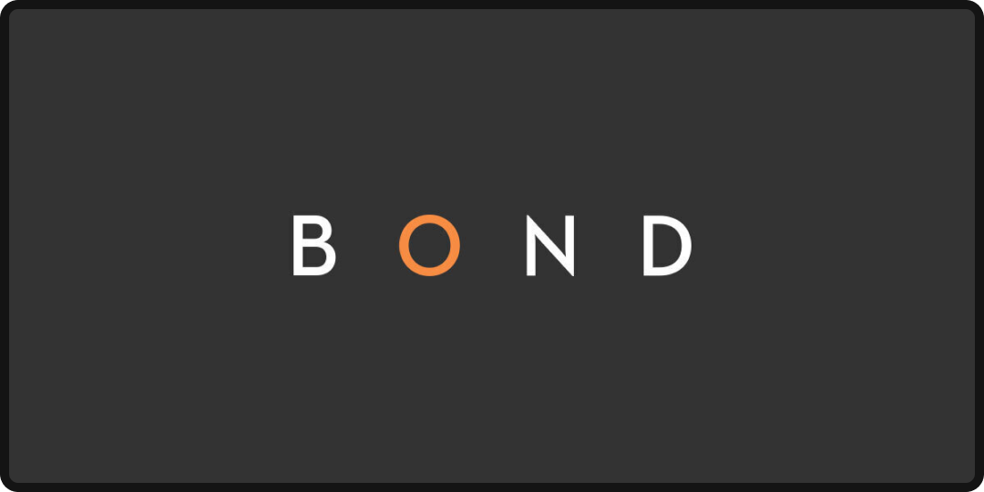 Logo of BOND, a top rated advertising agency in Los Angeles, California.