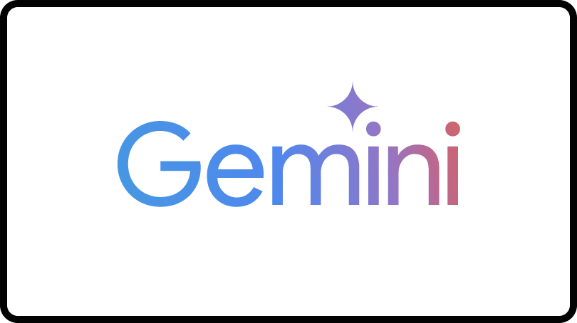 Logo for Gemini, a generative AI tool.