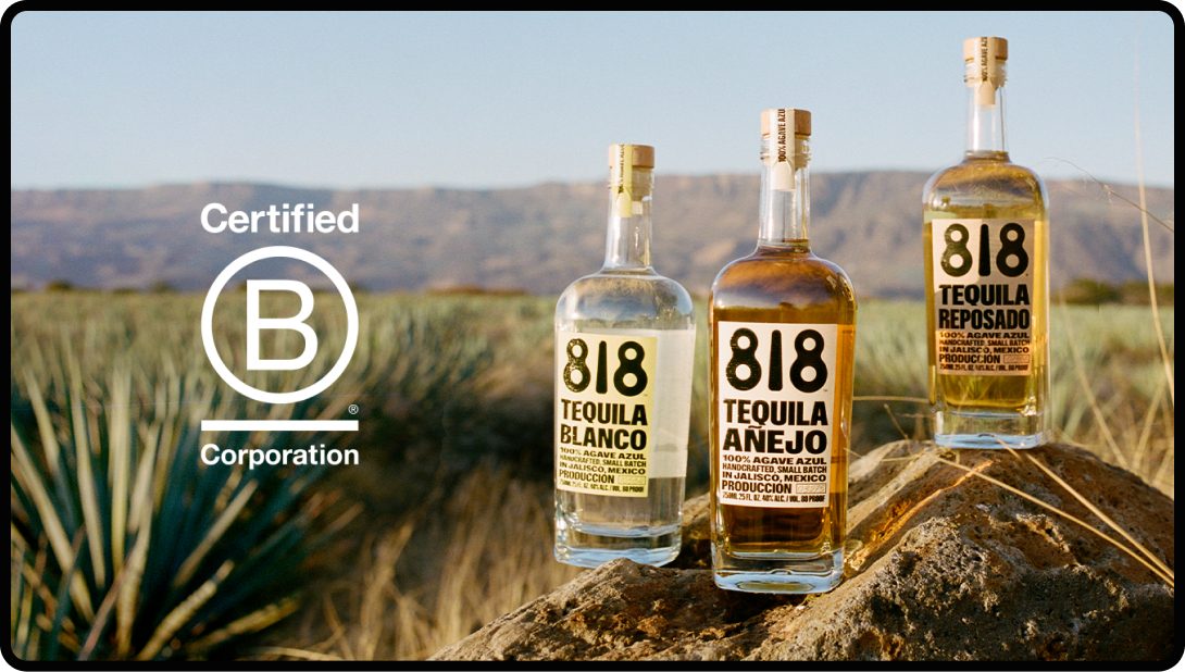 Advertisement for 818 Tequila