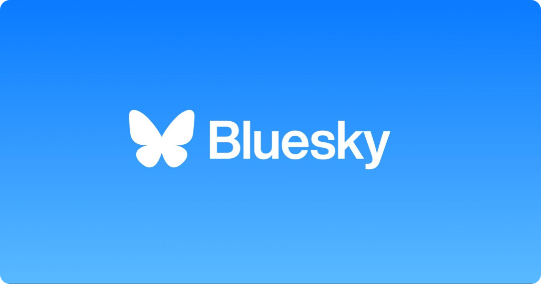 Logo of Bluesky, the closest alternative to original Twitter.