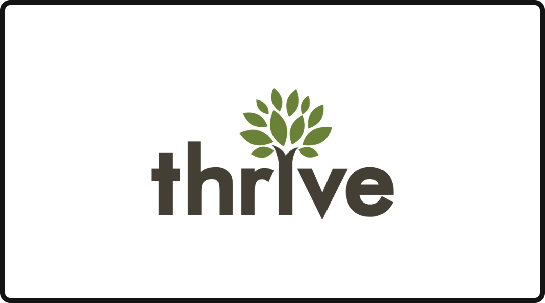 Logo for Thrive Agency, one of the top performance marketing agencies.