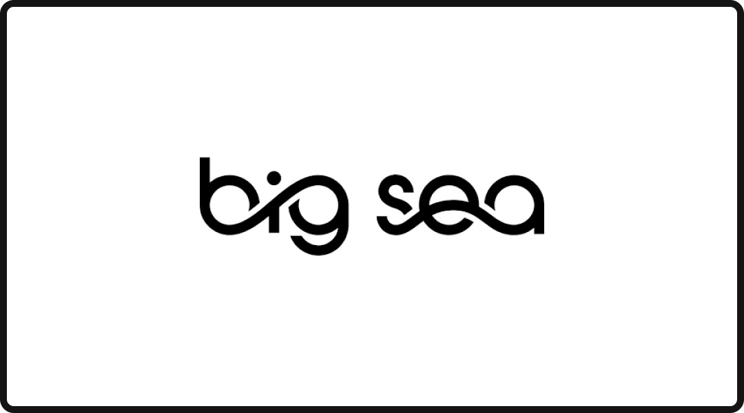 Logo for Big Sea, one of the top performance marketing agencies.