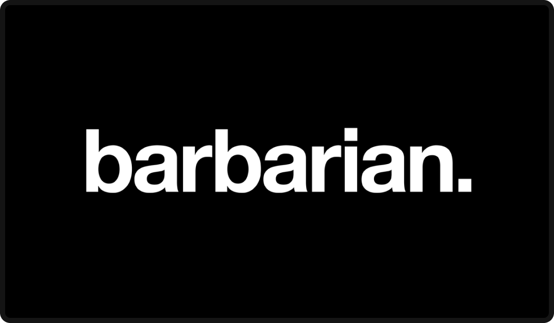 Logo of Barbarian, one of the top advertising agencies in NYC in 2026.