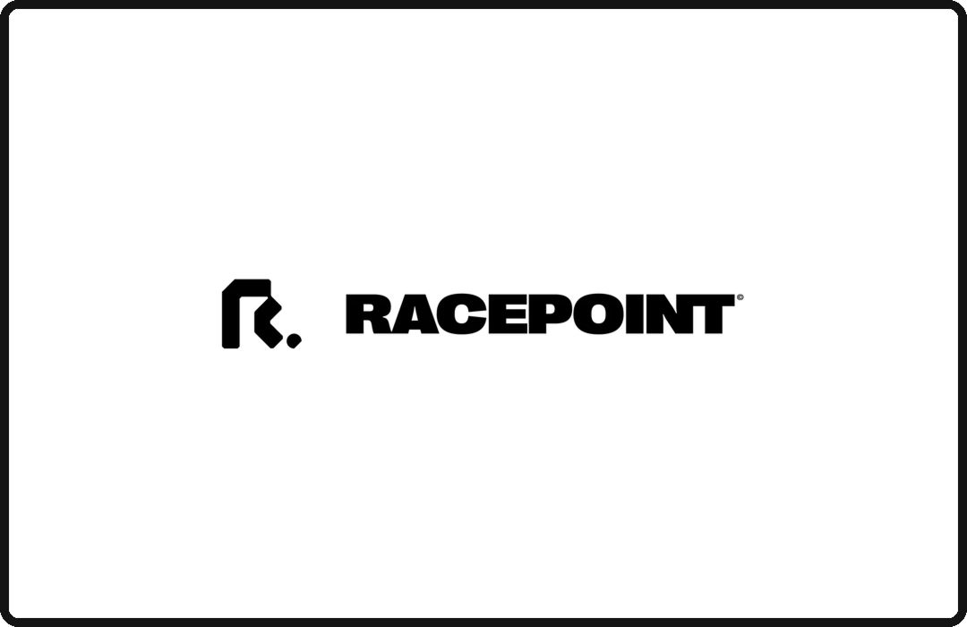 Logo for Racepoint Global, one of the top marketing agencies in Boston in 2026.