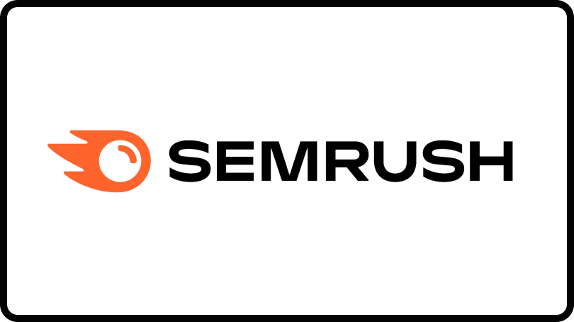 Semrush logo – one of the best brands on LinkedIn right now.