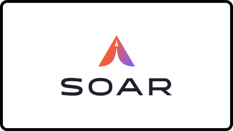 Logo for Soar.sh, one of the top LLMO software.