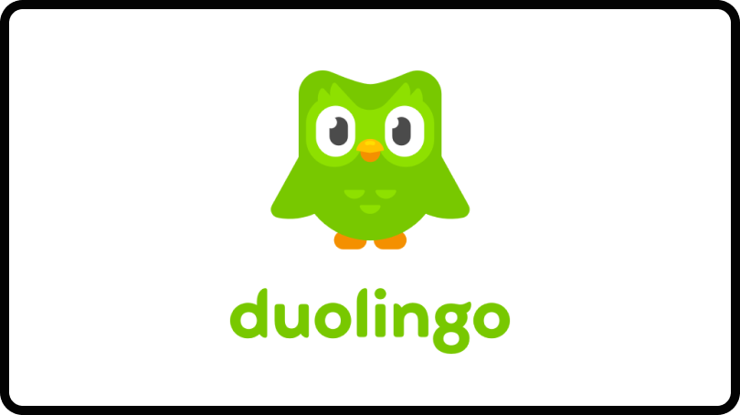Duolingo logo – one of the best brands on LinkedIn right now.