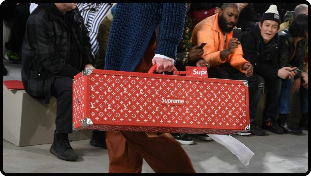 A featured piece in Supreme's brand collaboration with Louis Vuitton.