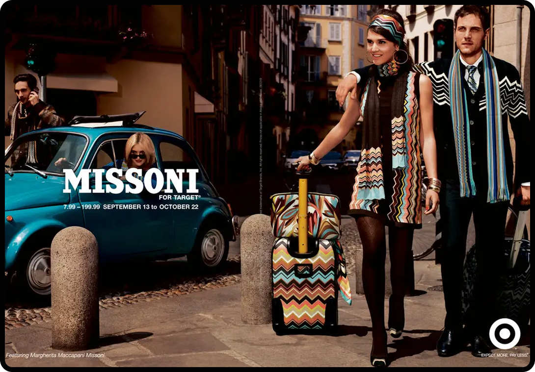 Missoni's collaboration with Target.