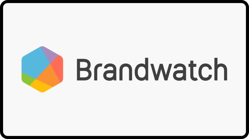 Logo of Brandwatch, a popular social listening tool.
