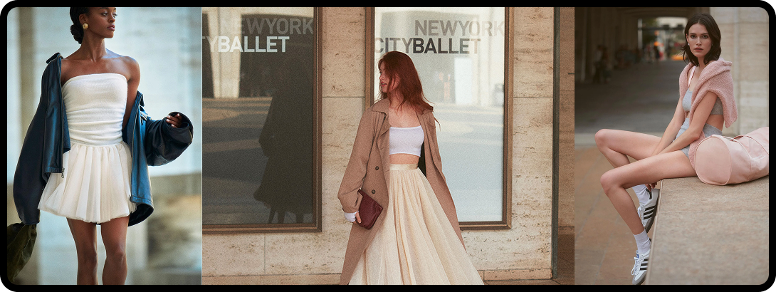 Reformation's partnership with the New York City Ballet.