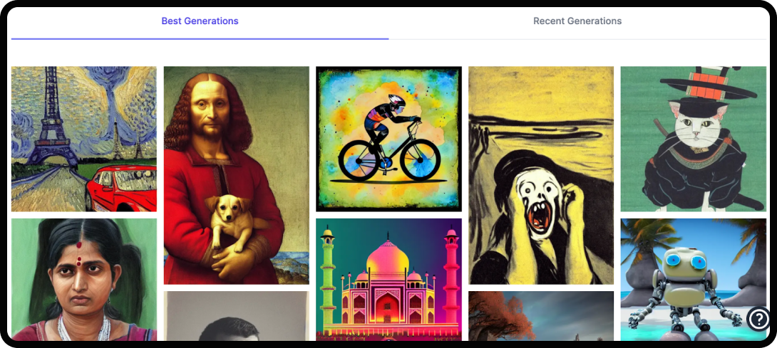 Image showing Writesonic's AI image generation tool.