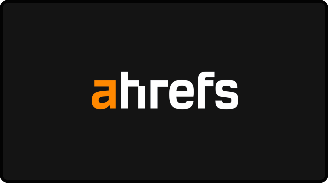 Ahrefs logo, an AEO and GEO tool.