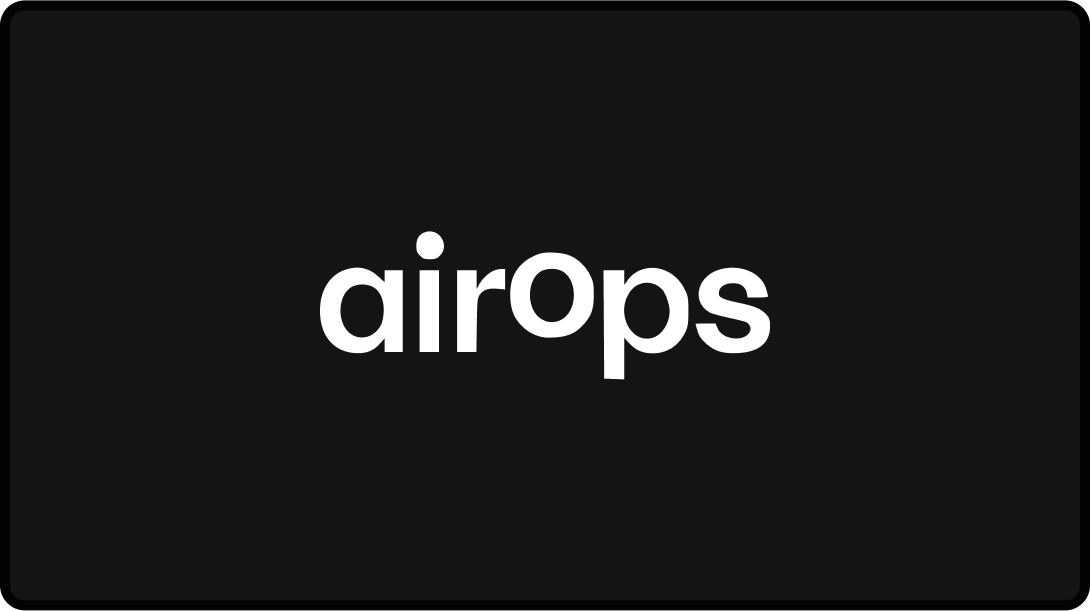 AirOps logo, an AEO and GEO tool.