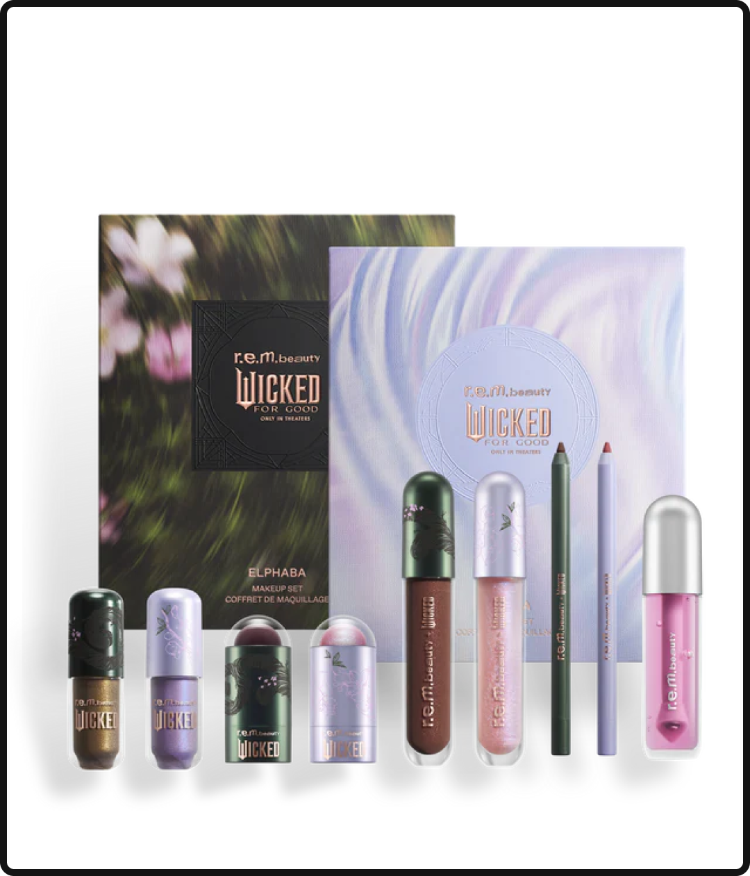 r.e.m. beauty's Wicked collection of lip glosses and blushes.